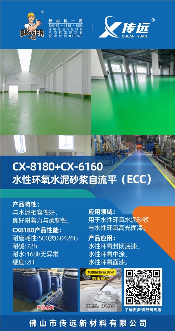 CX-8180+CX-6160自流平