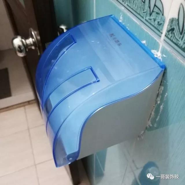 一哥全能胶案例使用分享粘纸巾盒4