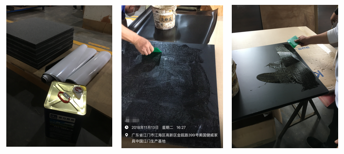 一哥AAA装饰万能胶PK某牌万能胶1